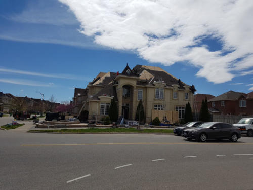 Roof Reshingle - before