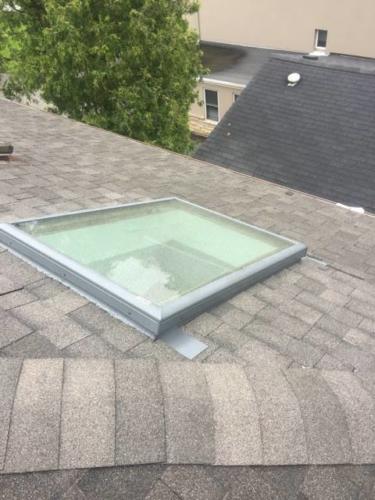 New Skylight and Flashing