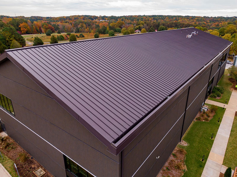Standing seam metal roof