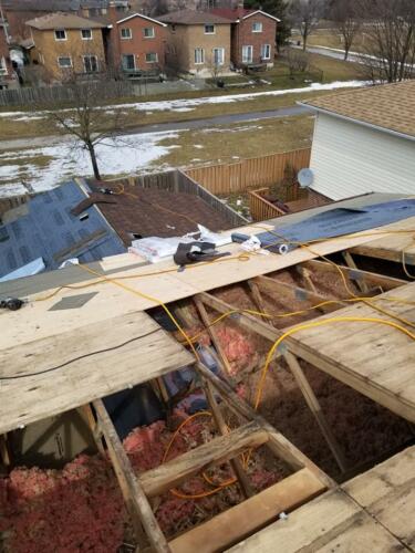 Removal of Original Roofing Materials