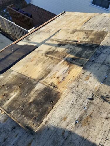 Original Roofing Materials Removed