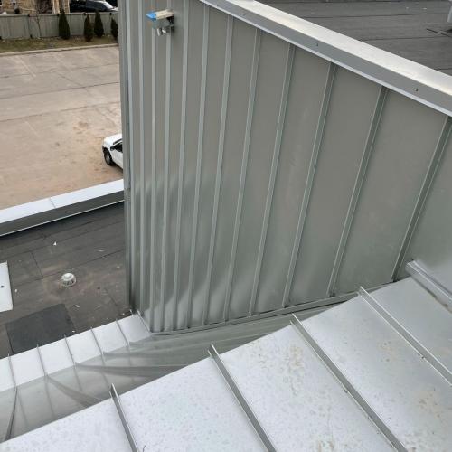 24 gauge smartlock standing seam panels in Brampton