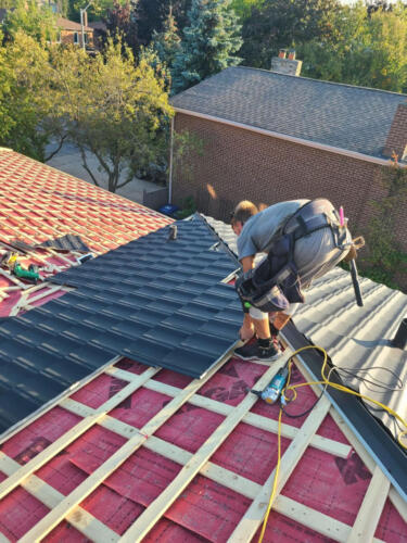 Installation of Metal Roof
