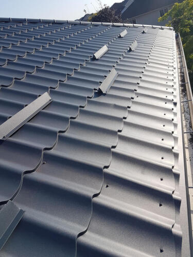 Metal Roof Close Up