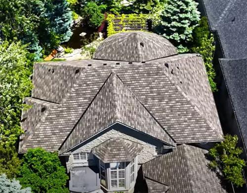 Roof replacement in Mississauga with GAF Slateline Designer Asphalt Shingles