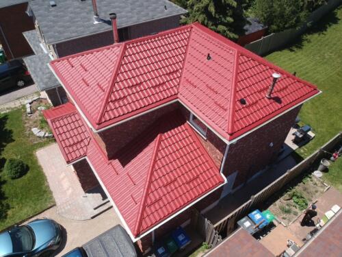 Metal Red Roof Mississauga