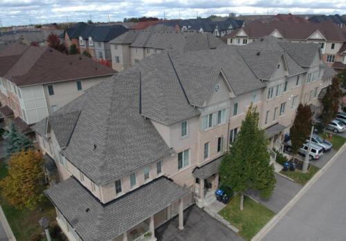 New Roofs on Townhouses
