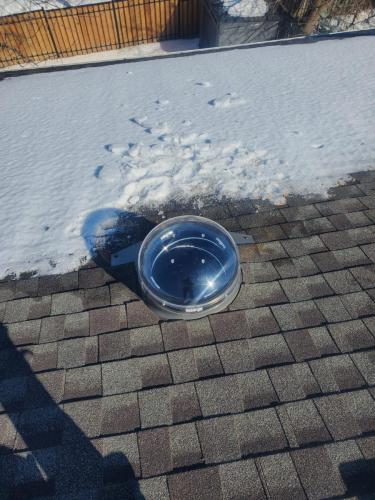 Suntunnel installation in Milton - view from outside